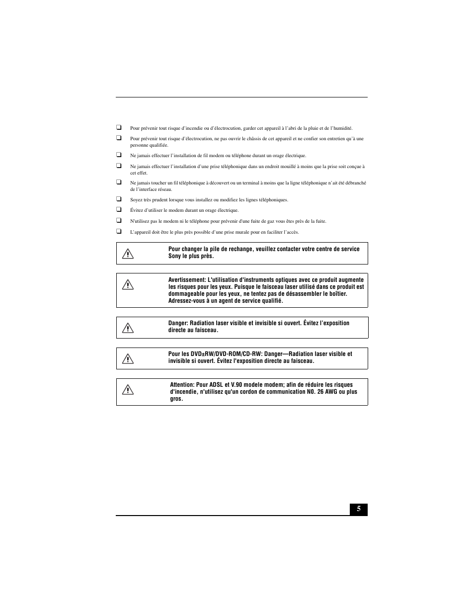 Sony PCV-V310P User Manual | Page 5 / 54