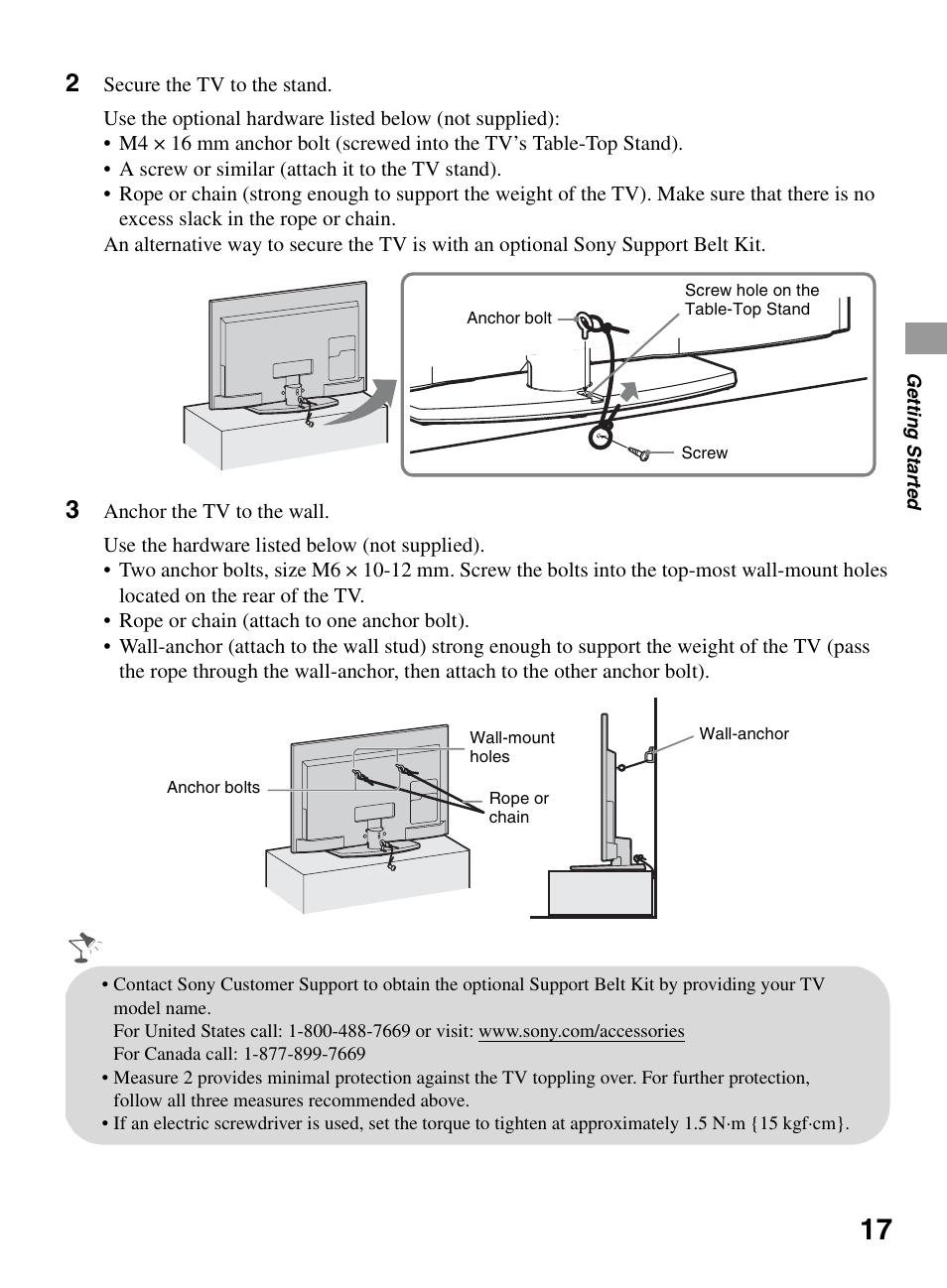 Sony KDL-32EX600 User Manual | Page 17 / 60