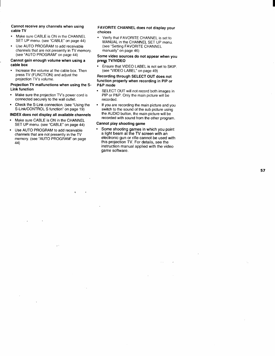 Sony KP-61XBR200 User Manual | Page 61 / 70