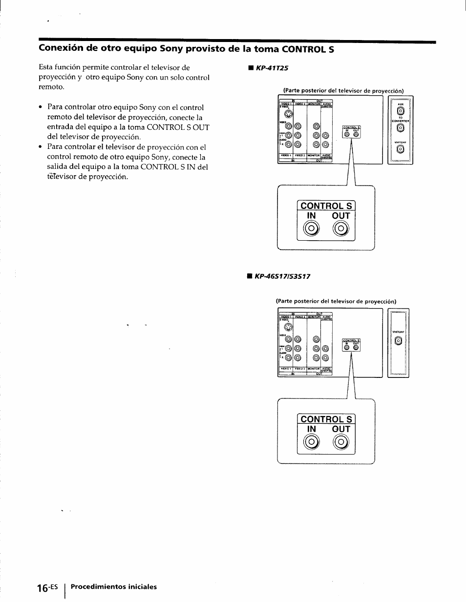 Sony KP-41T25 User Manual | Page 59 / 87