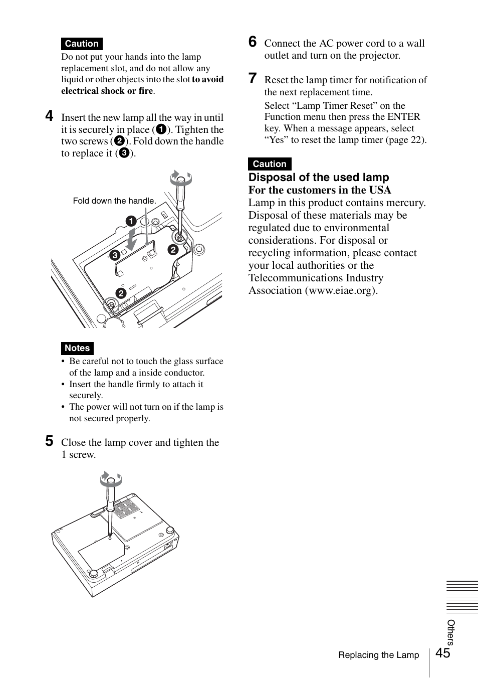 Sony VPL-DW125 User Manual | Page 45 / 62