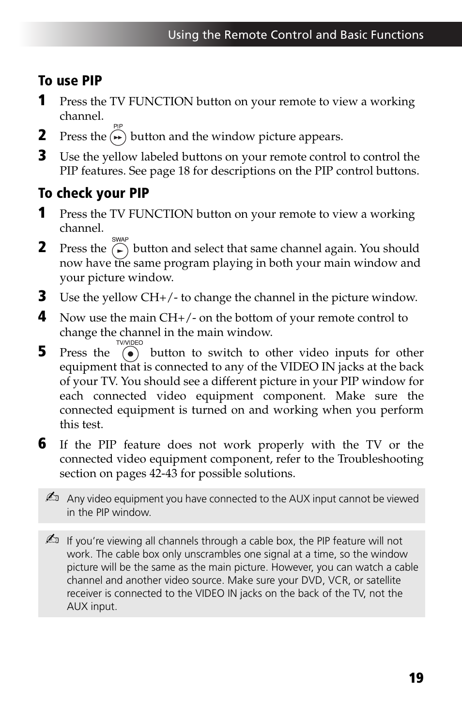 Sony WEGA KV-27FS13 User Manual | Page 31 / 64