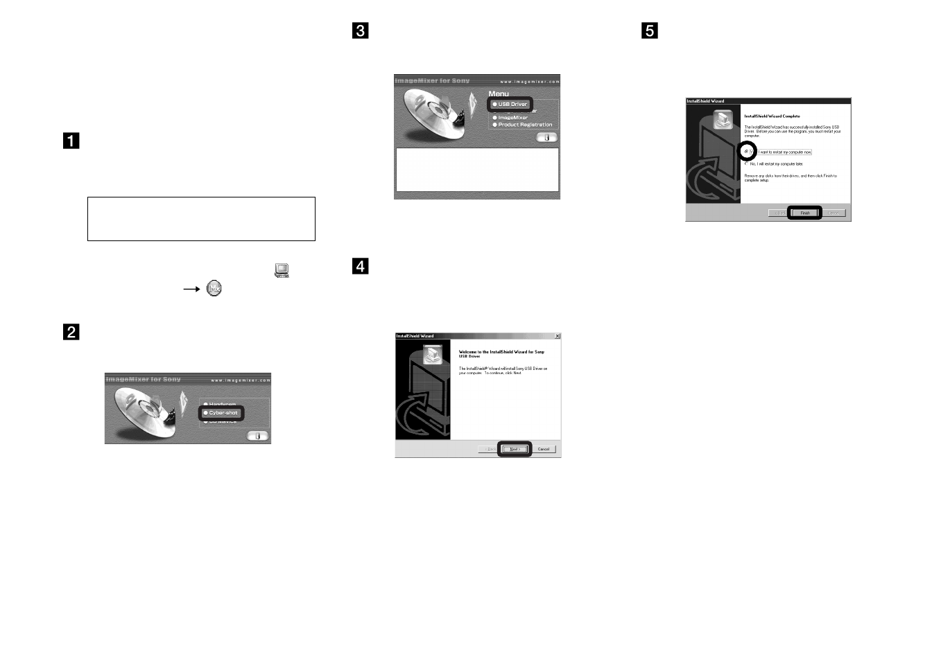 Installing the usb driver | Sony DSC-F828 User Manual | Page 106 / 160