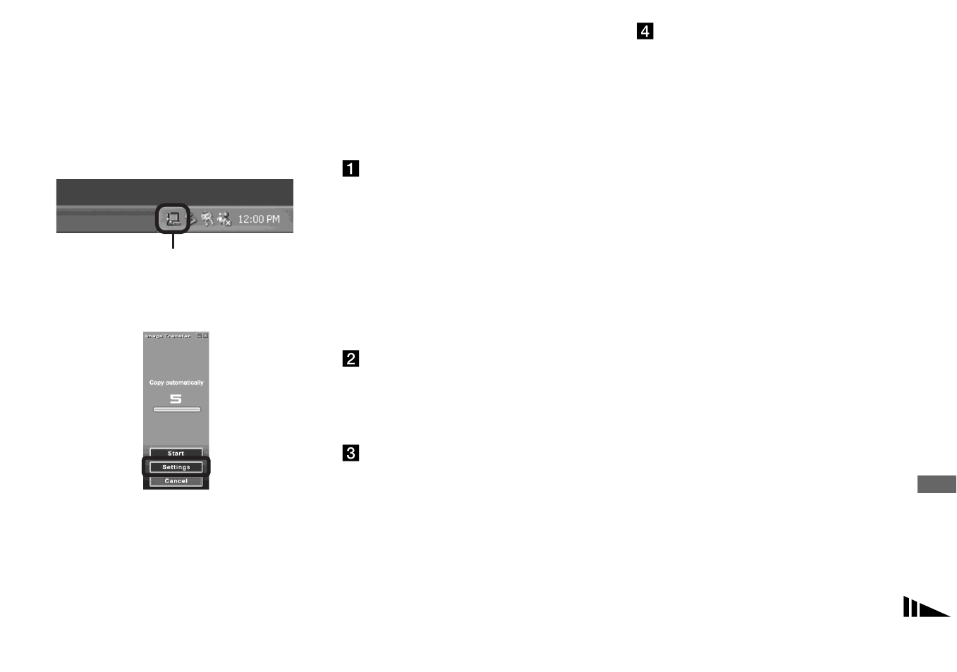 Changing “image transfer” settings, Copying images without using “image transfer, Copying images without using | Image transfer | Sony DSC-F828 User Manual | Page 111 / 160