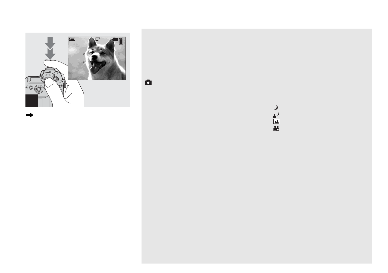 Mode dial for still image shooting | Sony DSC-F828 User Manual | Page 28 / 160