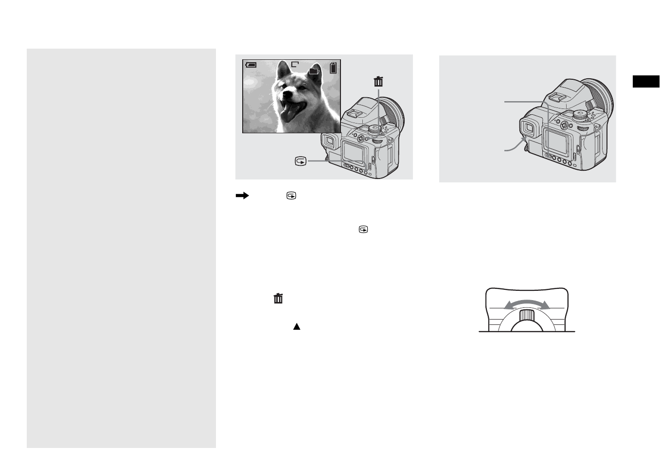 Checking the last image shot – quick review, Shooting images with the finder, Checking the last image shot | Quick review, About auto focus | Sony DSC-F828 User Manual | Page 29 / 160