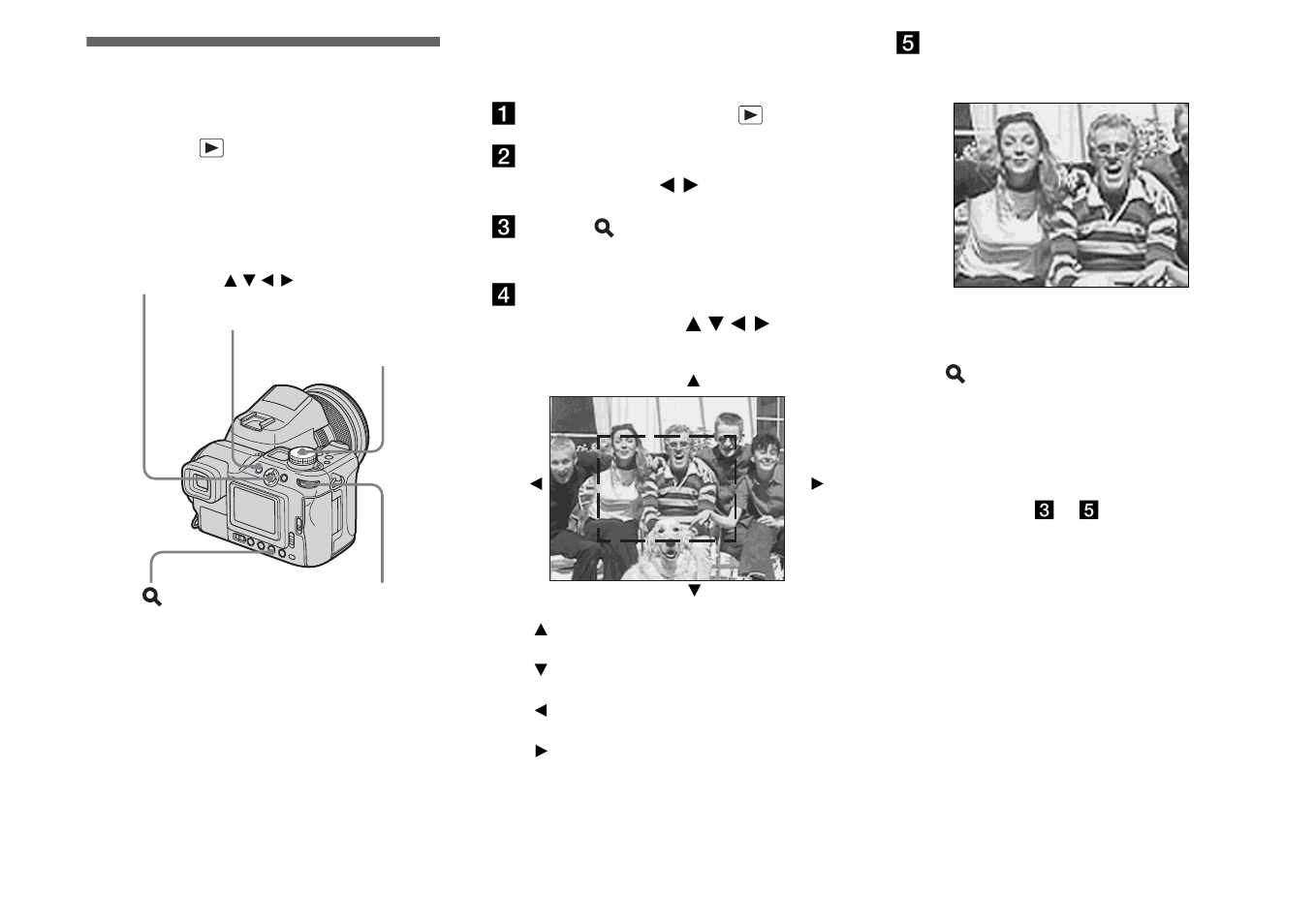 Enlarging a portion of a still image, Enlarging an image – playback zoom, Enlarging an image | Playback zoom | Sony DSC-F828 User Manual | Page 84 / 160
