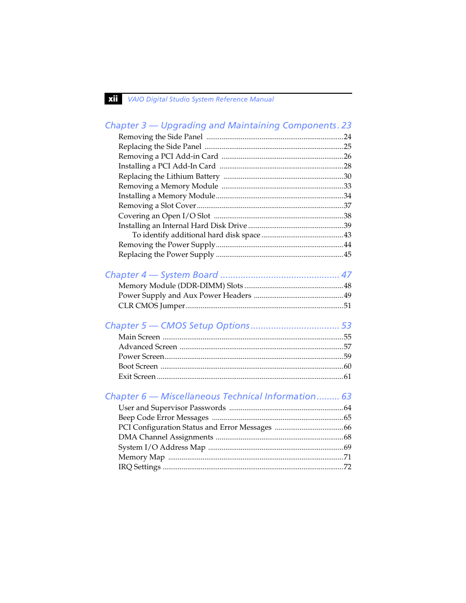 Sony PCV-RX780G User Manual | Page 12 / 96