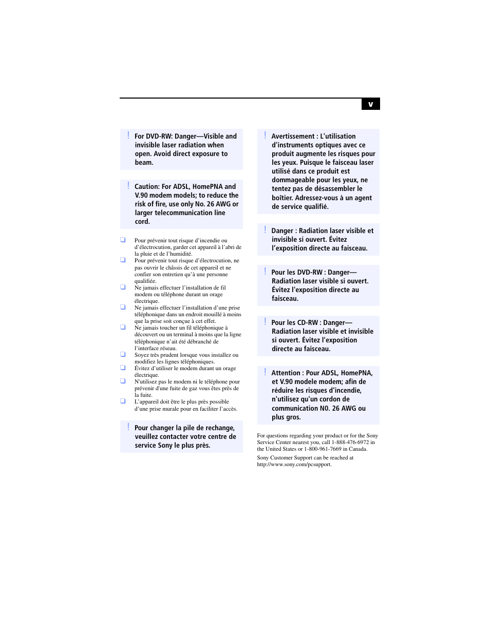 Sony PCV-RX780G User Manual | Page 5 / 96