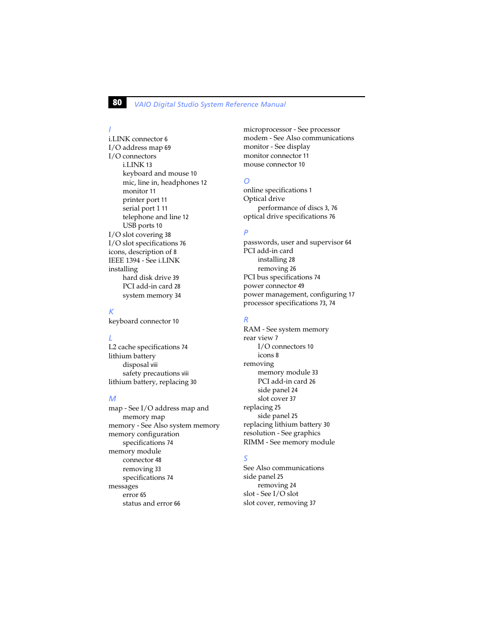 Sony PCV-RX780G User Manual | Page 94 / 96