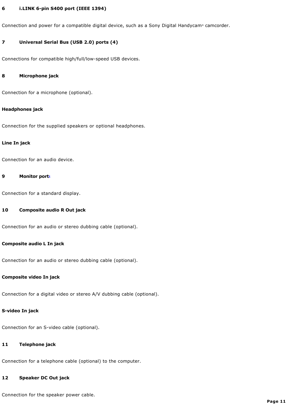 Sony PCV-RZ36G User Manual | Page 11 / 223