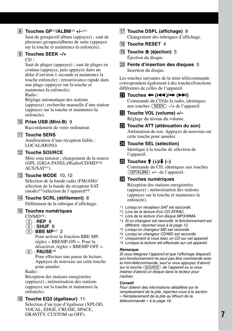 Sony MEX-1GP User Manual | Page 27 / 64