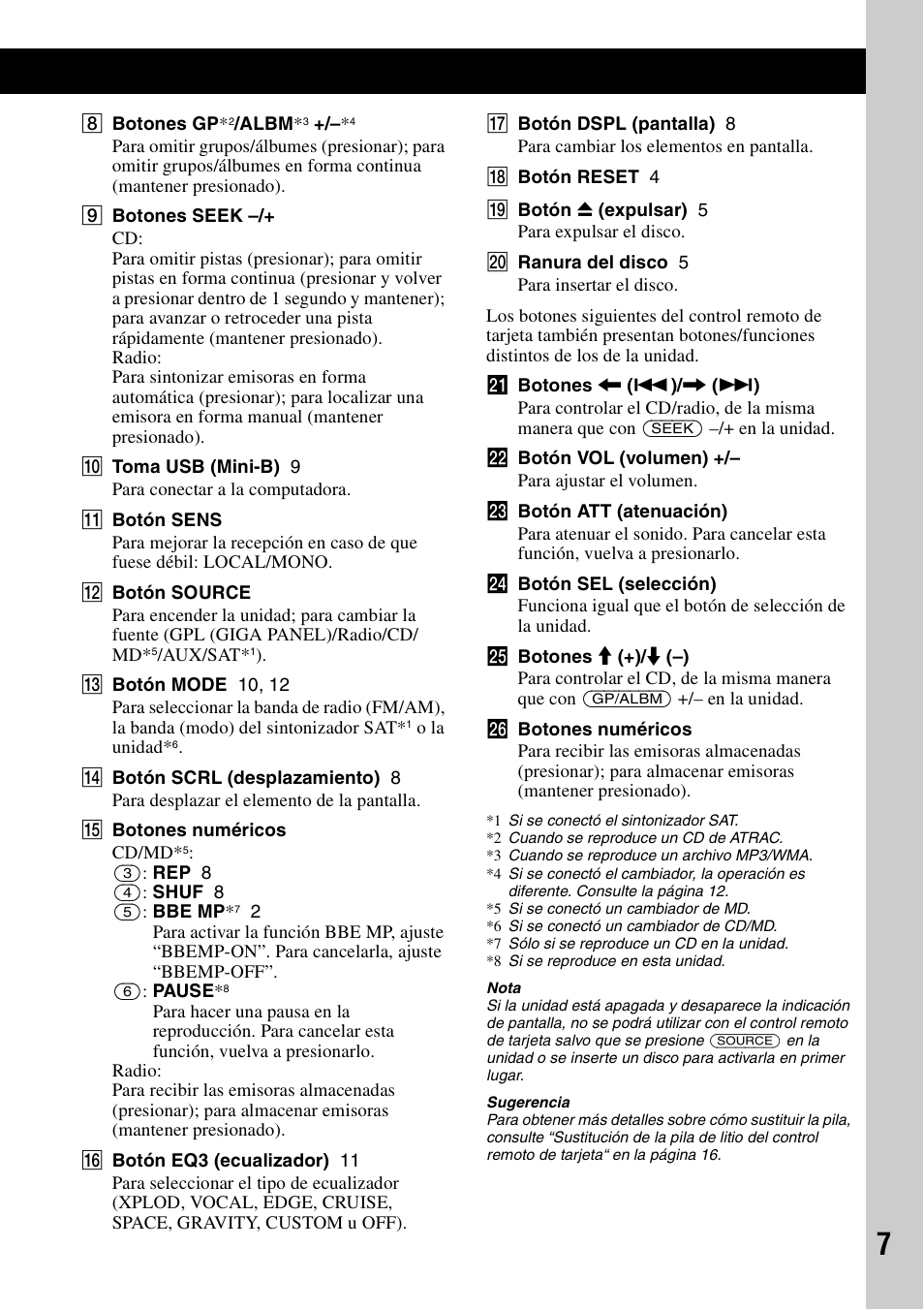 Sony MEX-1GP User Manual | Page 49 / 64