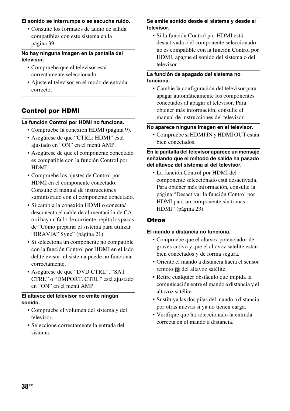 Sony HT-CT100 User Manual | Page 122 / 128