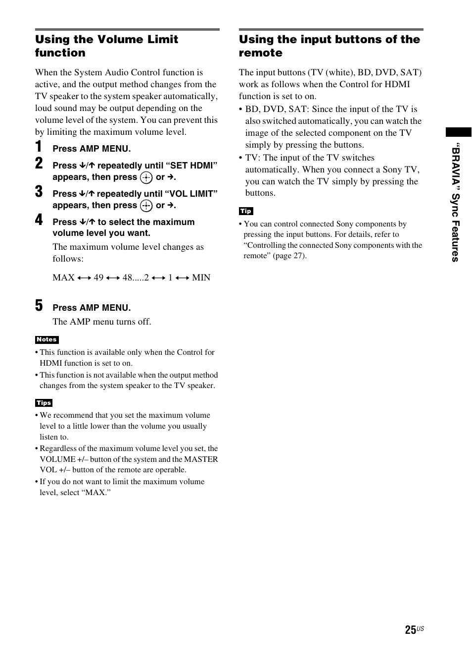 Sony HT-CT100 User Manual | Page 25 / 128