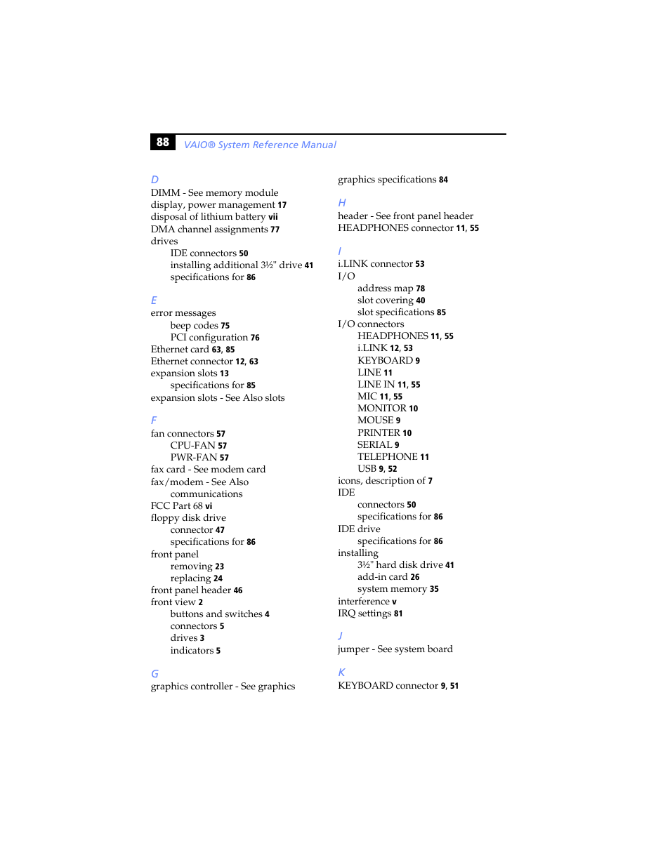 Sony PCV-J200 User Manual | Page 100 / 102