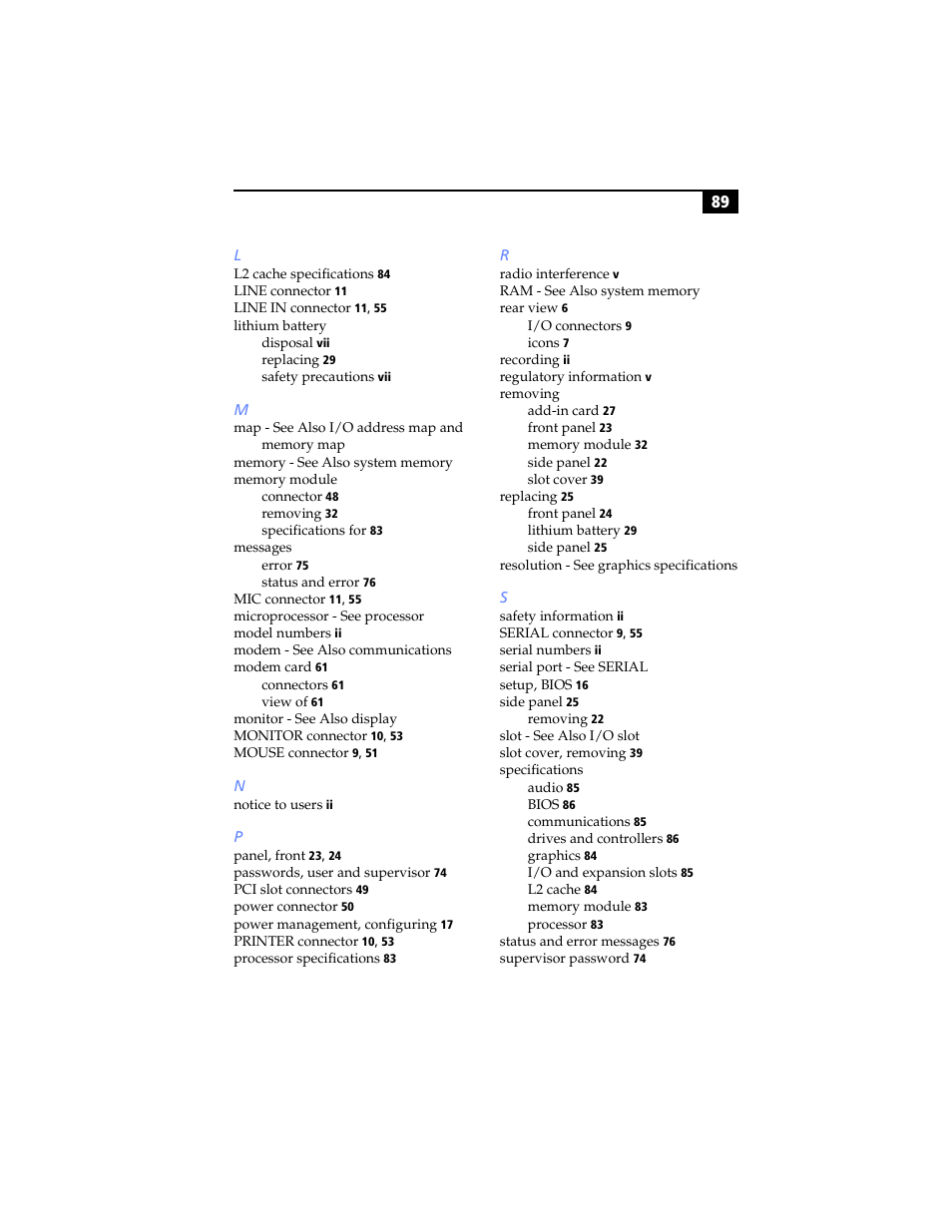 Sony PCV-J200 User Manual | Page 101 / 102