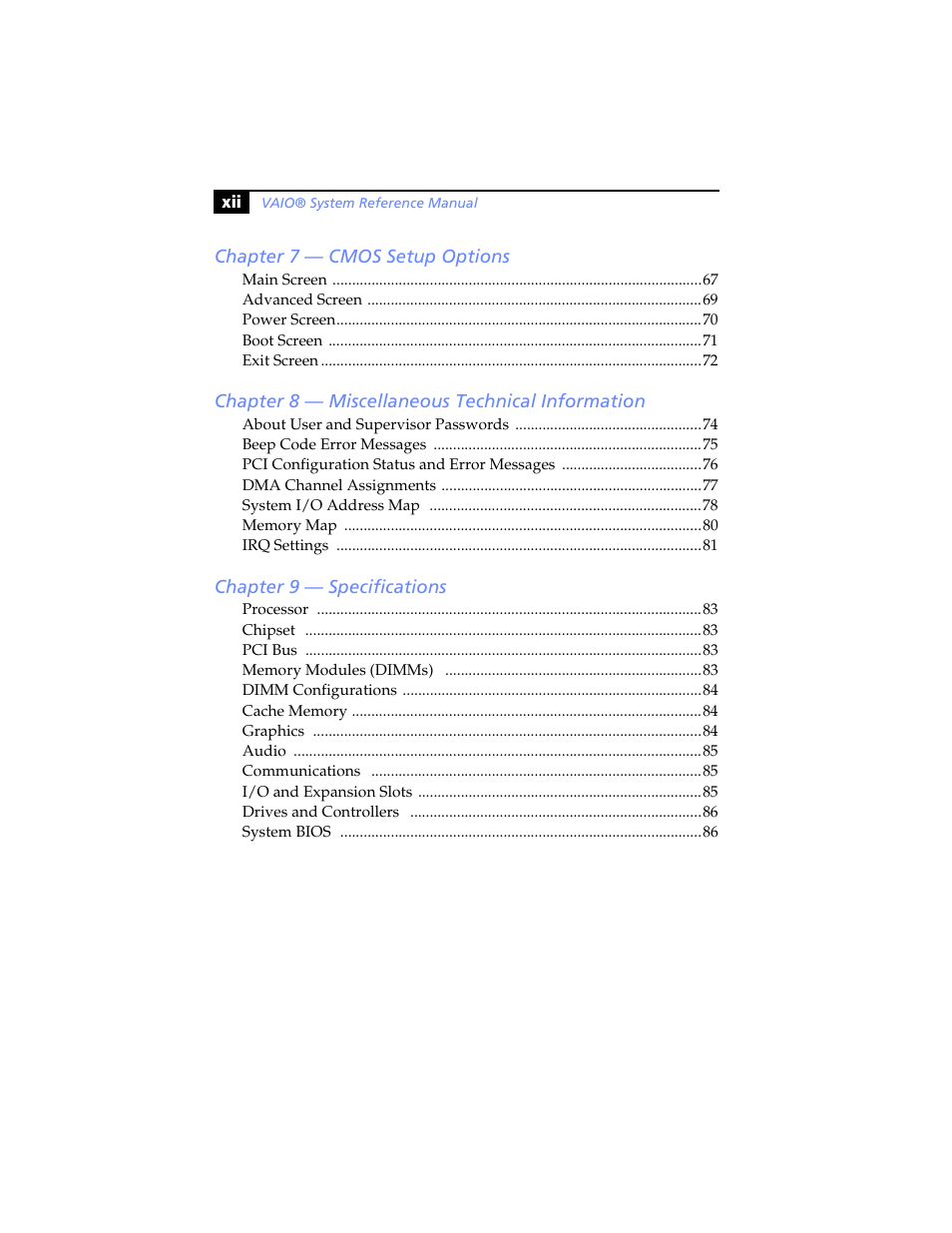 Sony PCV-J200 User Manual | Page 12 / 102