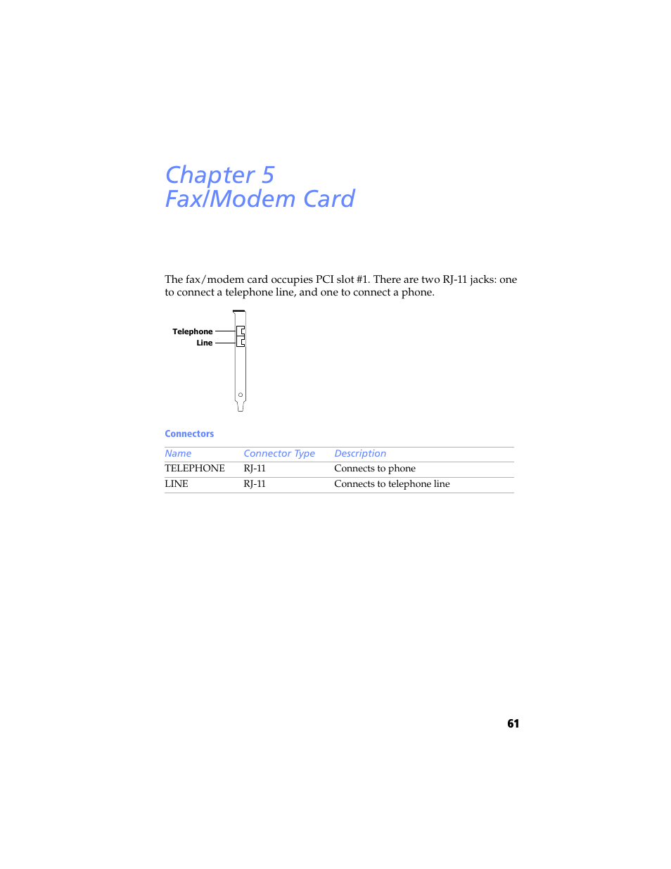 Fax/modem card, Chapter 5 — fax/modem card, Chapter 5 fax/modem card | Sony PCV-J200 User Manual | Page 73 / 102