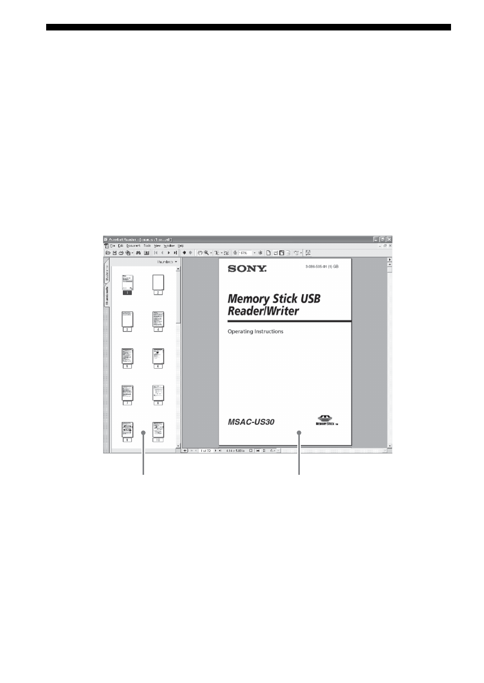 Uso delle istruzioni per l’uso sul cd-rom | Sony MSAC-US30 User Manual | Page 223 / 790