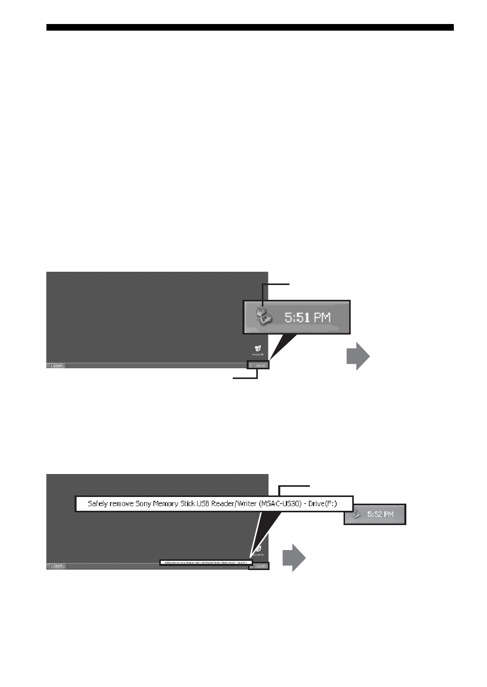 Scollegamento dell’unità dal computer | Sony MSAC-US30 User Manual | Page 239 / 790