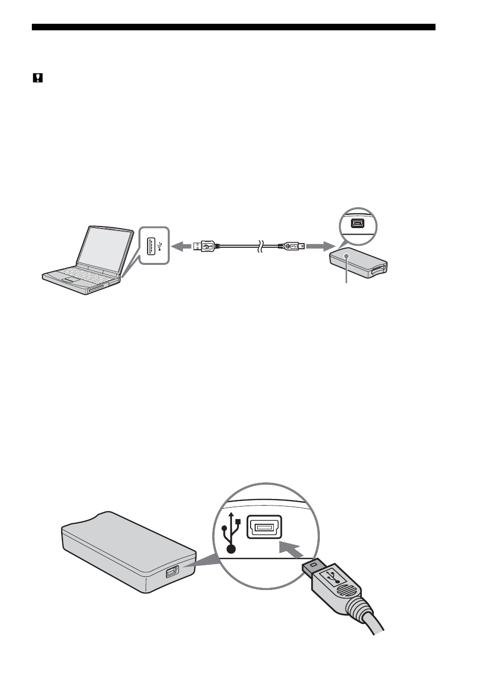 本機をパソコンにつなぐ, Mini-b | Sony MSAC-US30 User Manual | Page 25 / 790