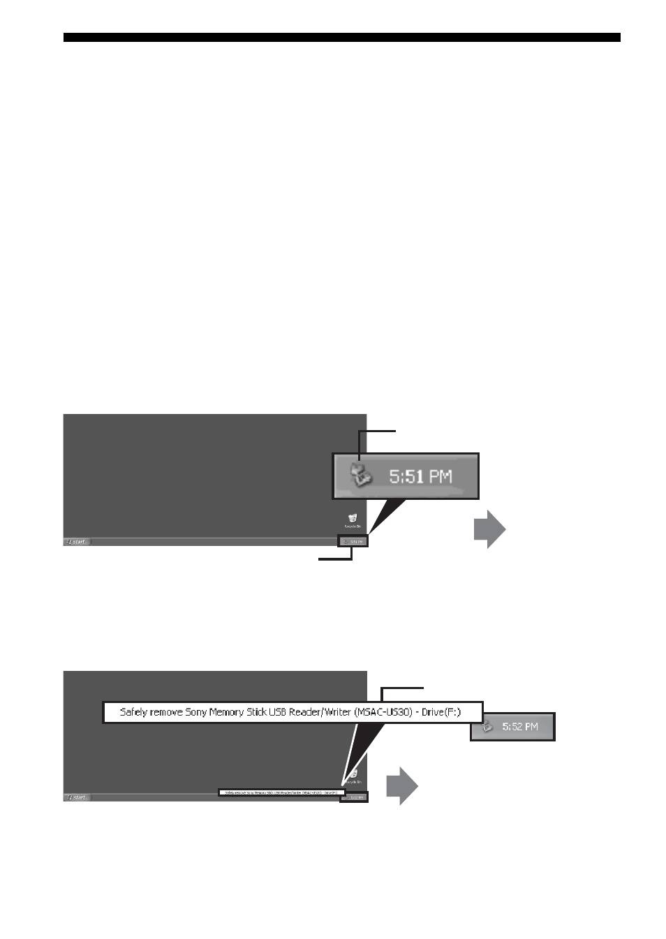 Desconexión de la unidad de su pc | Sony MSAC-US30 User Manual | Page 337 / 790