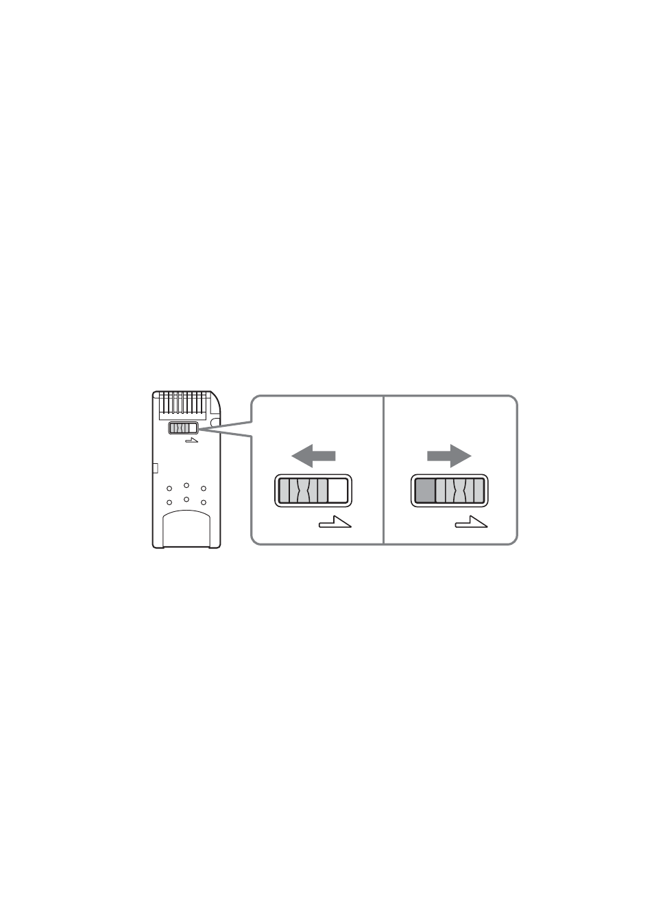 Pt dados protegidos contra inscrições, Velocidade de leitura/inscrição de dados, Lock | Sony MSAC-US30 User Manual | Page 398 / 790