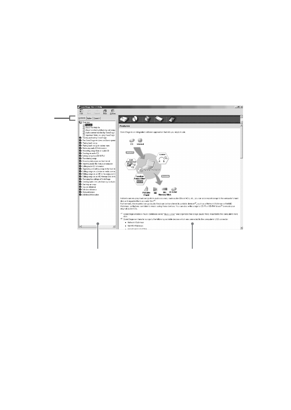 Ct 如何使用線上“說明”（使用 windows 作業系統時 | Sony MSAC-US30 User Manual | Page 613 / 790