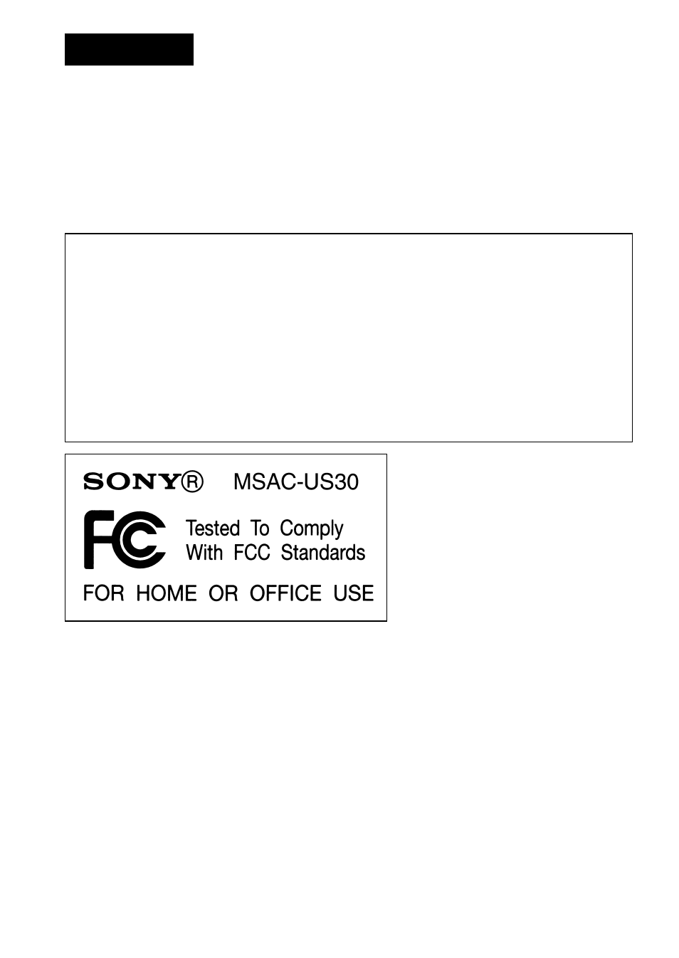 English | Sony MSAC-US30 User Manual | Page 63 / 790