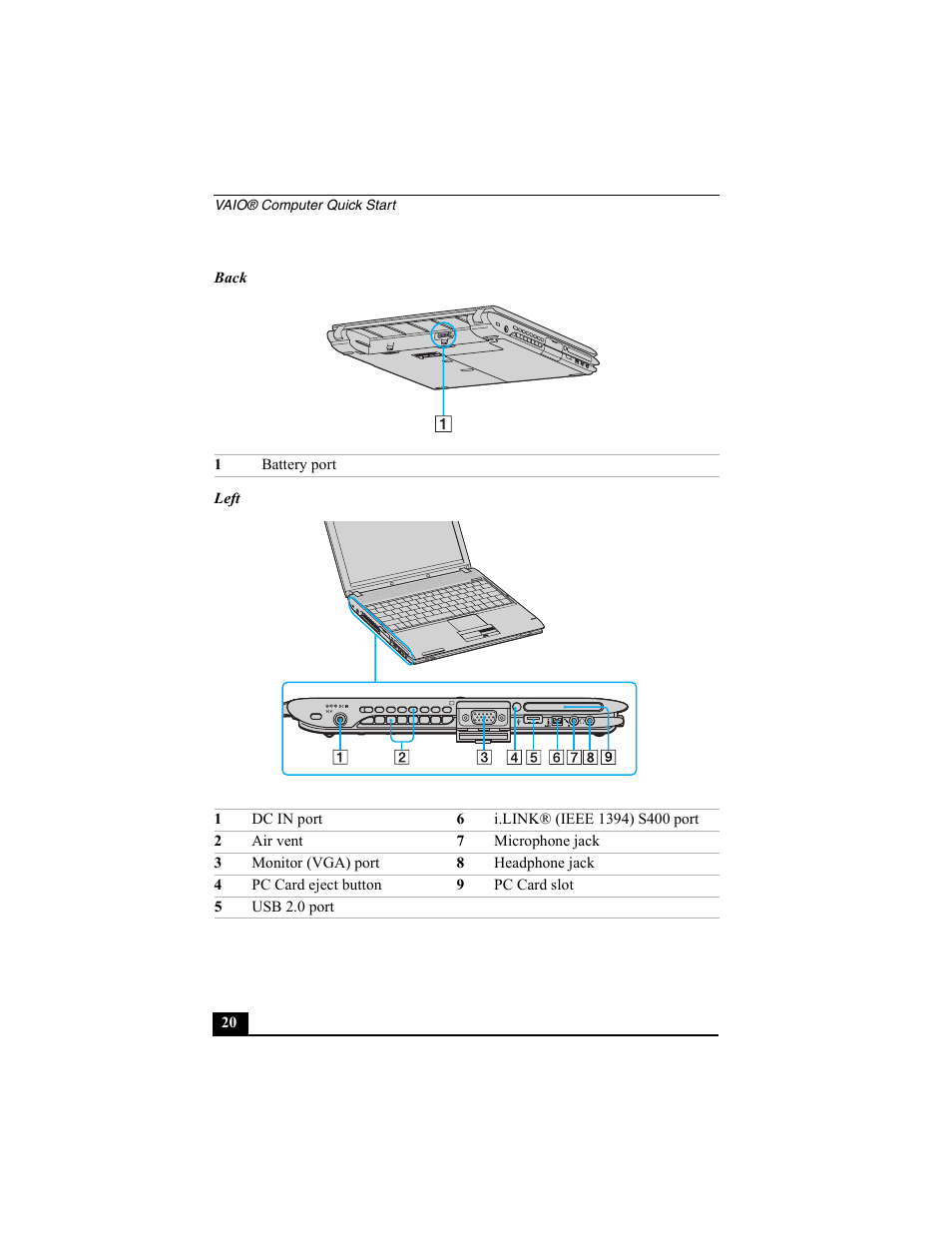 Sony PCG-V505BC User Manual | Page 20 / 76