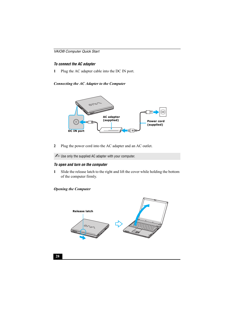 Sony PCG-V505BC User Manual | Page 28 / 76