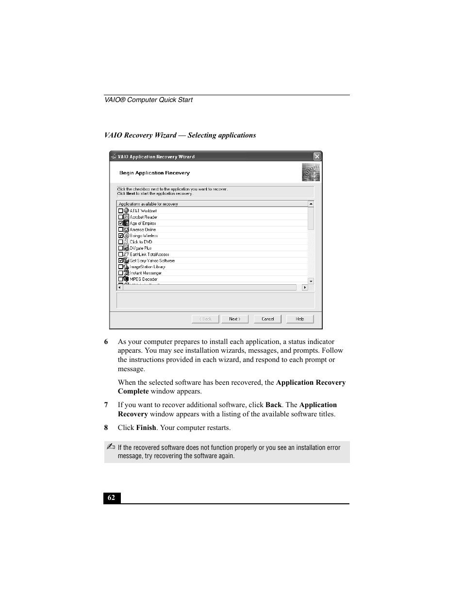 Sony PCG-V505BC User Manual | Page 54 / 76
