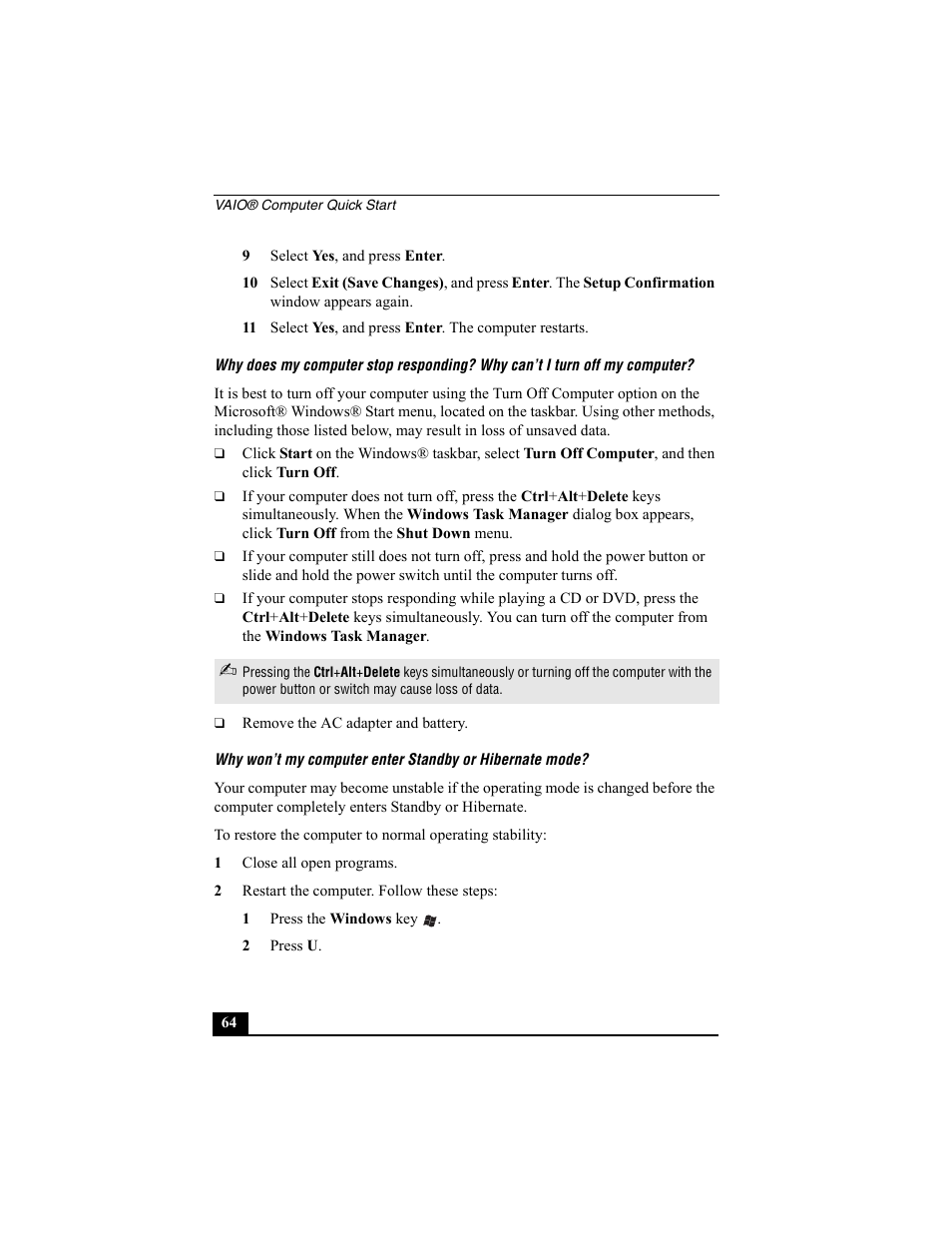 Sony PCG-V505BC User Manual | Page 64 / 76