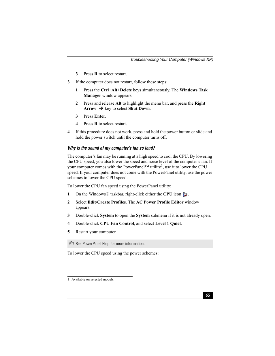 Sony PCG-V505BC User Manual | Page 65 / 76