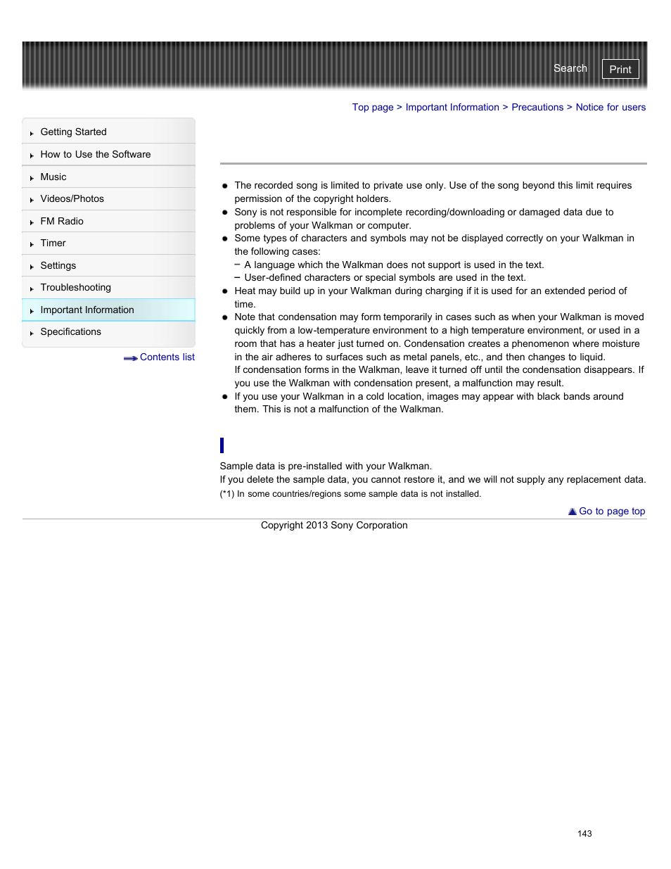 Notice for users | Sony NWZ-E384BLK User Manual | Page 149 / 162