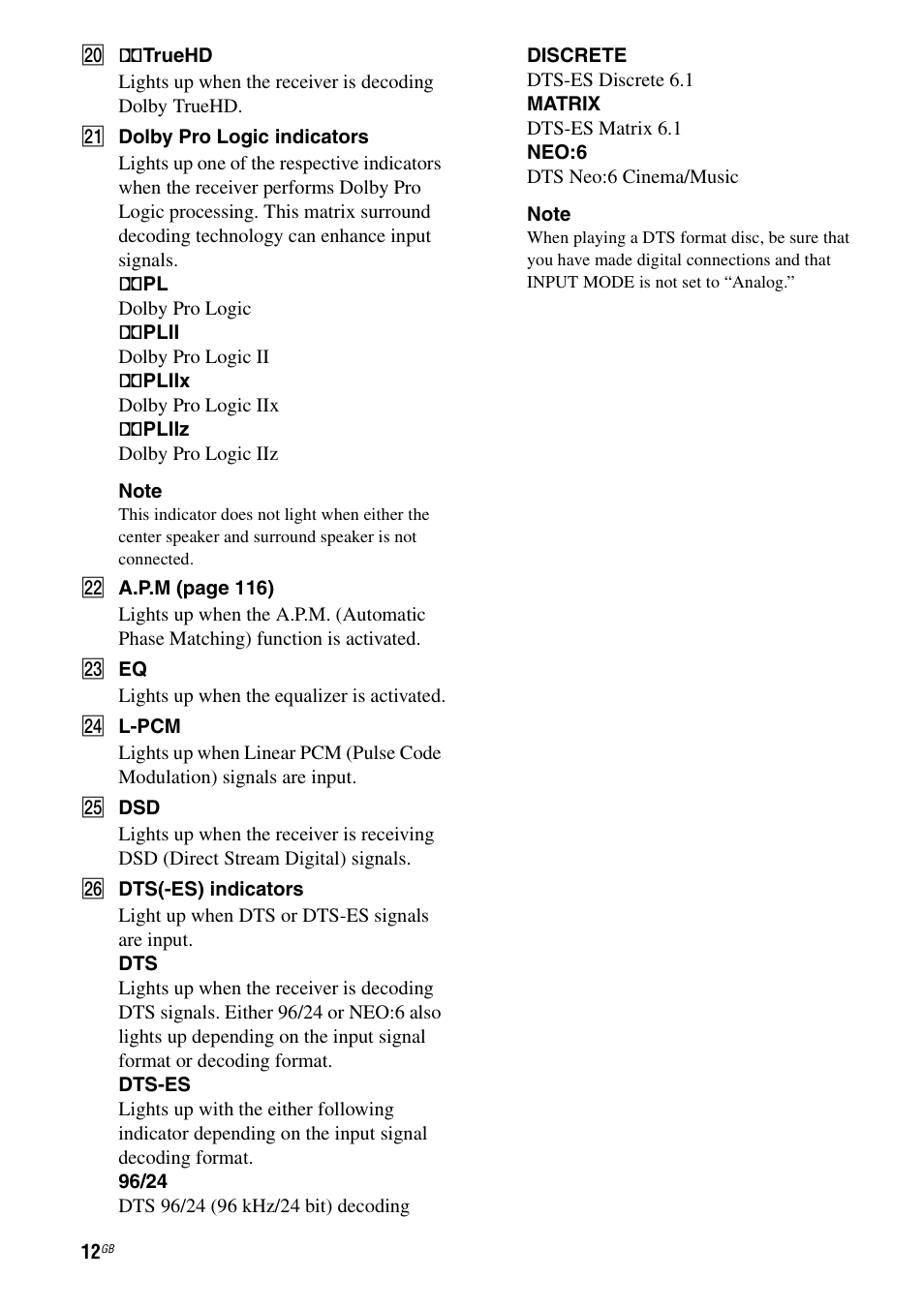 Sony STR-DA5600ES User Manual | Page 12 / 178