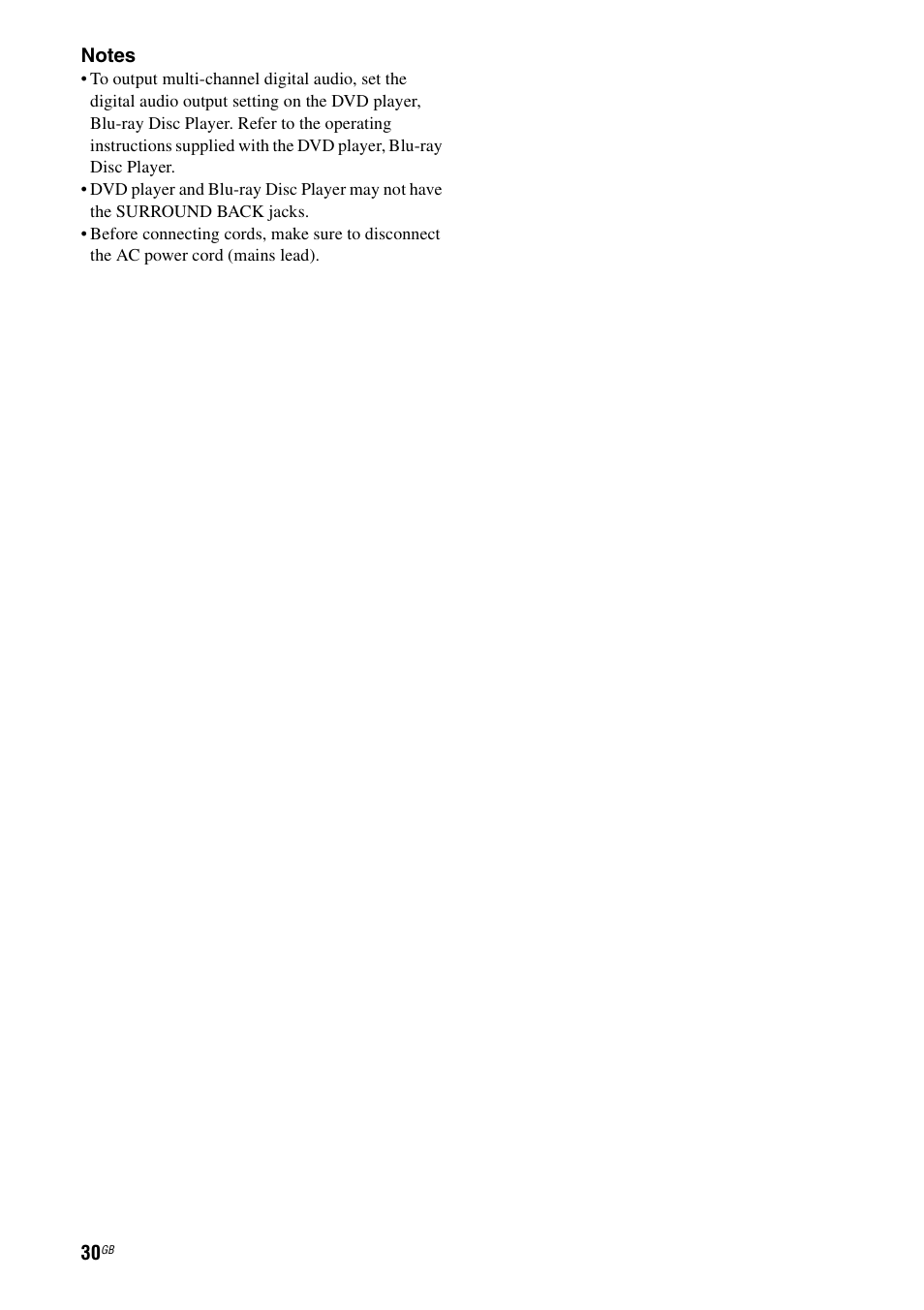 Sony STR-DA5600ES User Manual | Page 30 / 178