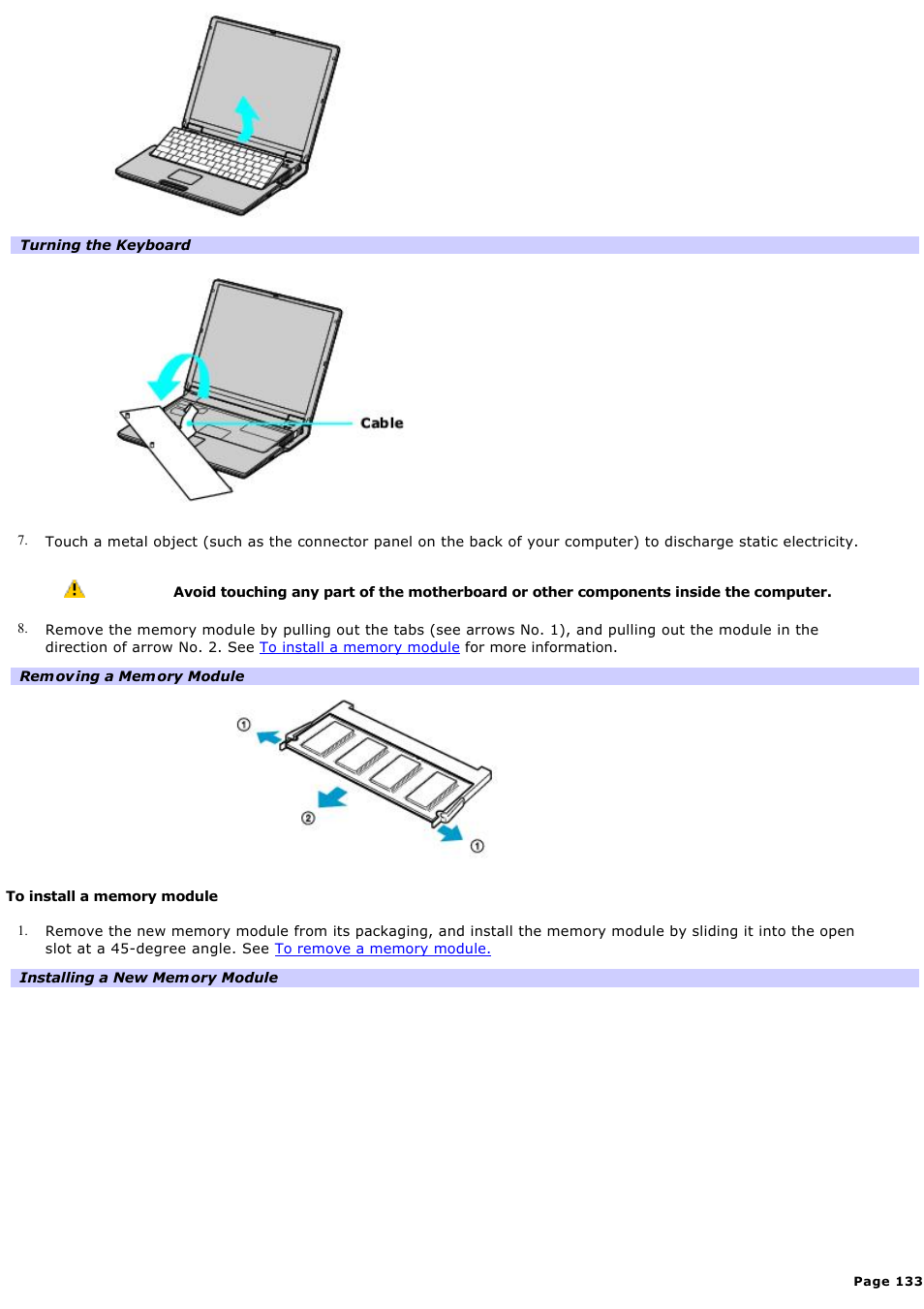 Sony PCG-Z1RAP1 User Manual | Page 133 / 147