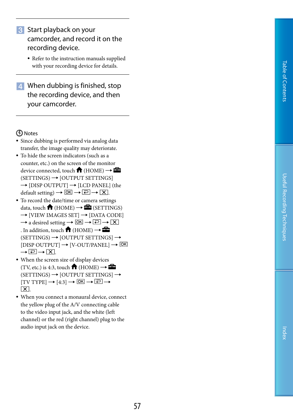 Sony DCR-SR87 User Manual | Page 57 / 107