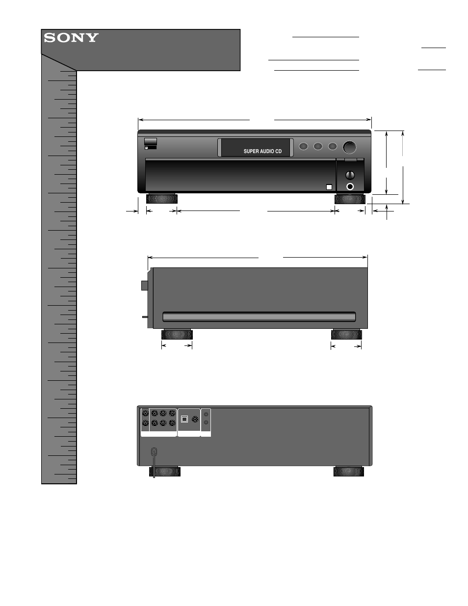 Sony SCD-C555ES User Manual | 1 page