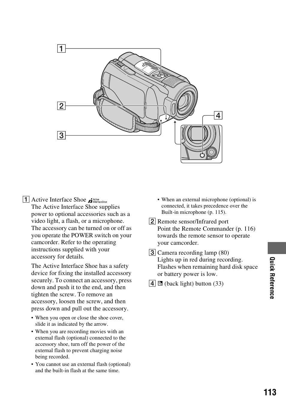 Sony HDR-SR11 User Manual | Page 113 / 124