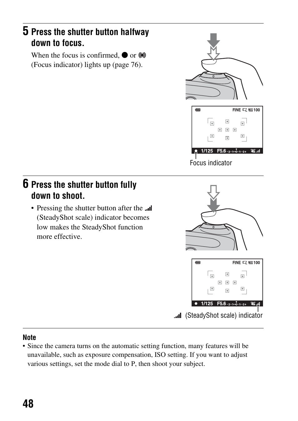 Sony A390L2LENSKIT User Manual | Page 48 / 170