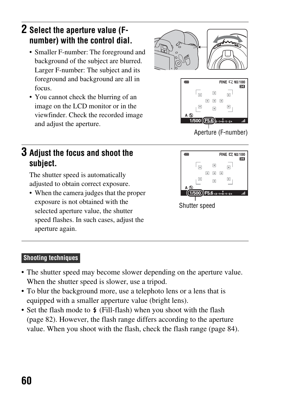 L dial (60 | Sony A390L2LENSKIT User Manual | Page 60 / 170