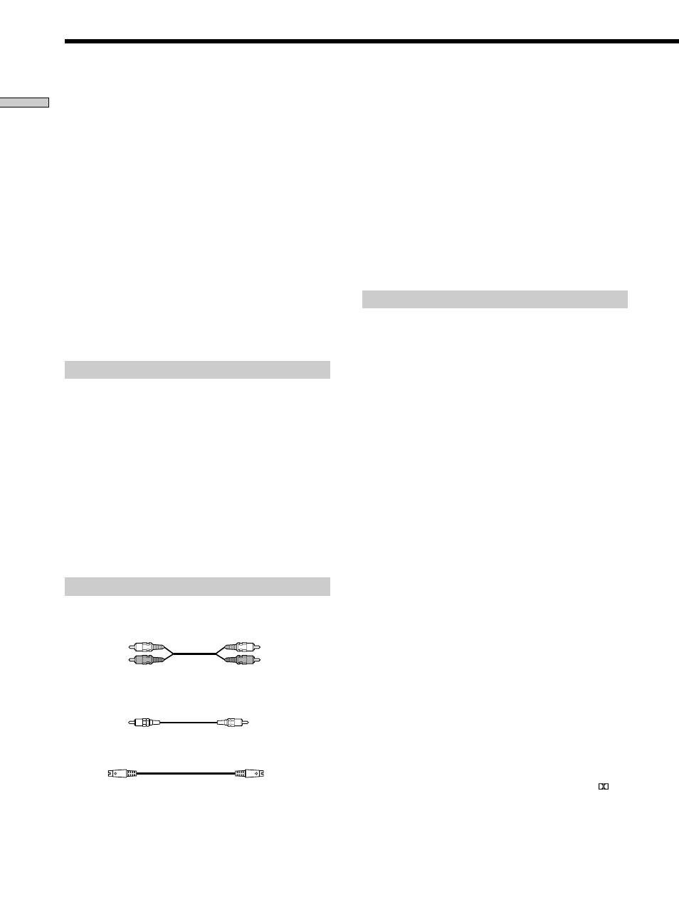 1 channel surround hookups, 1 channel surround hookups 12 | Sony DVP-CX850D User Manual | Page 12 / 84