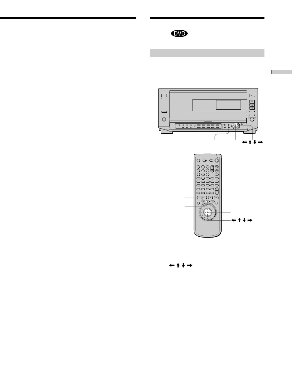 Using the menu for each dvd, Using the menu for each dvd 21, Using the title menu | Sony DVP-CX850D User Manual | Page 21 / 84