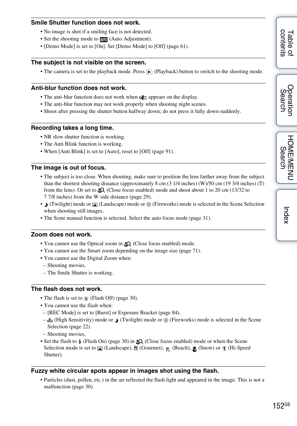 Sony DSC-G3 User Manual | Page 152 / 178
