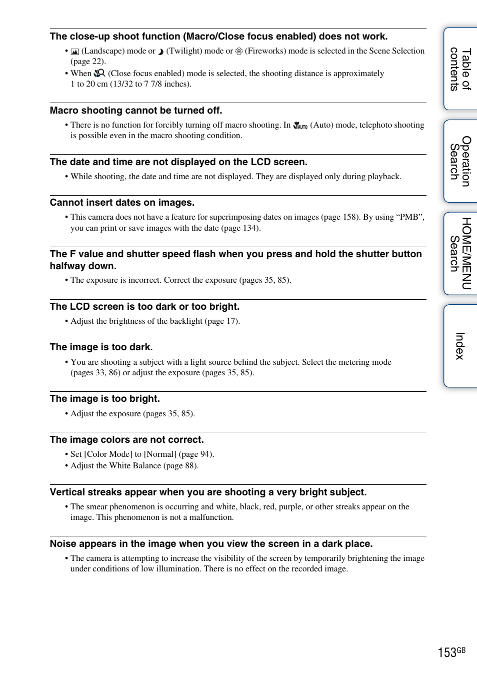 Sony DSC-G3 User Manual | Page 153 / 178