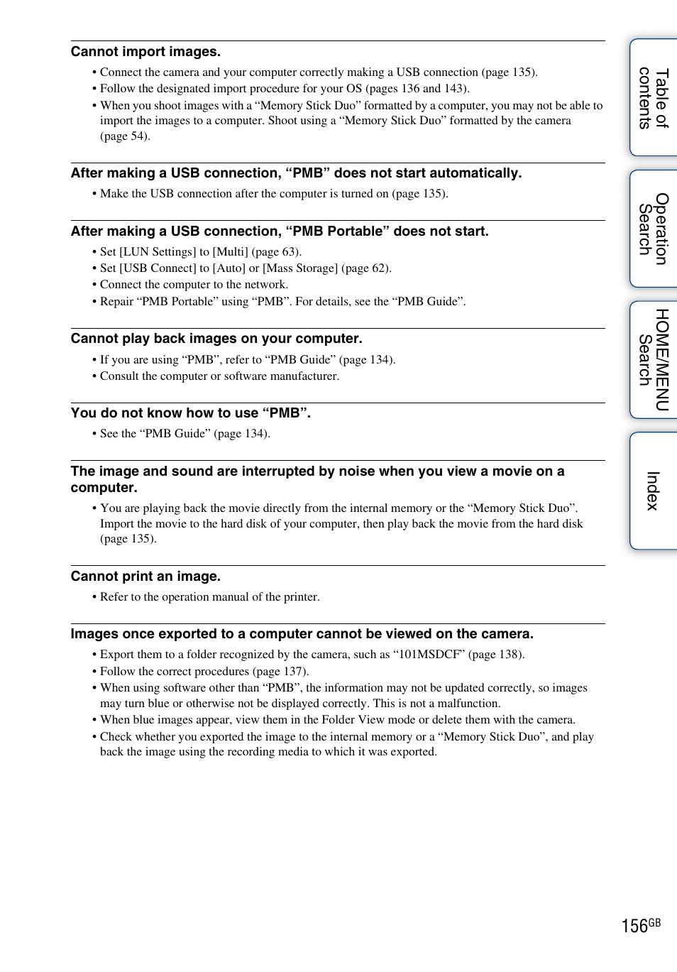 Sony DSC-G3 User Manual | Page 156 / 178