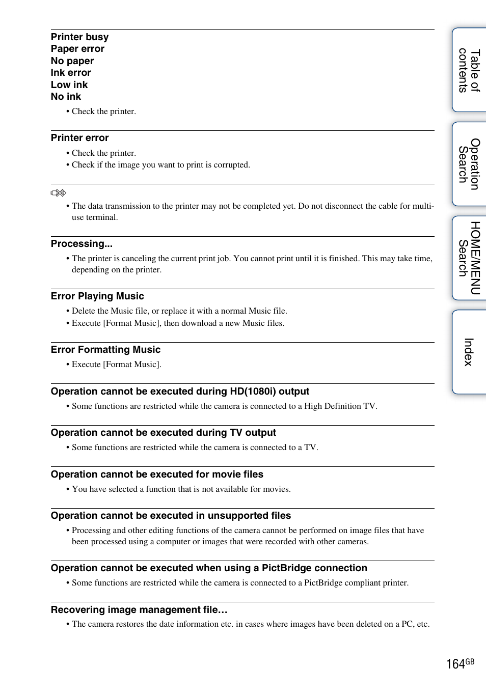 Sony DSC-G3 User Manual | Page 164 / 178